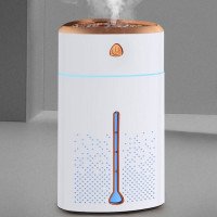 Ультразвуковий зволожувач повітря для дітей з підсвічуванням Heavy Fog Humidifier, Зволожувач міні. Білий