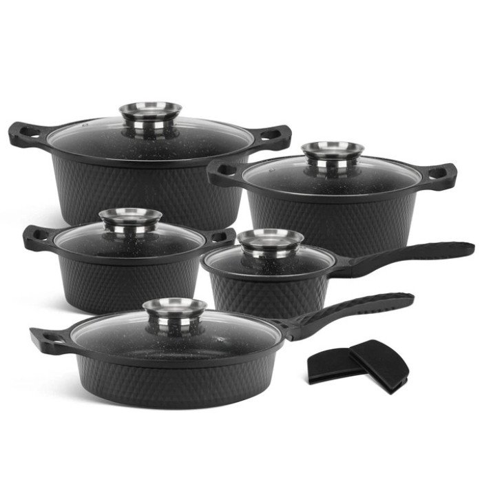 Набір посуду Edenberg EB-12913 10 пр з ковшем та сотейником