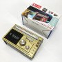 Радіоприймач портативне радіо Golon RX-381 акумуляторний ретро стовпчик usb sd mp3 fm. Колір: жовтий