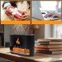 Лампа зволожувач повітря Docsal Flame 3 в 1 з соляним камінням, Портативний зволожувач повітря лампа
