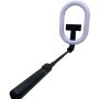 Монопод-штатив для селфі з кільцевою LED лампою Selfie Stick A8 телескопічний з пультом та Bluetooth