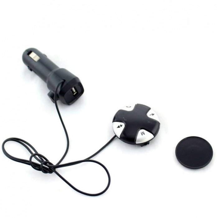 Трансмітер модулятор MP3 UKC CM-S25 з магнітним тримачем, Автомобільний трансмітер bluetooth