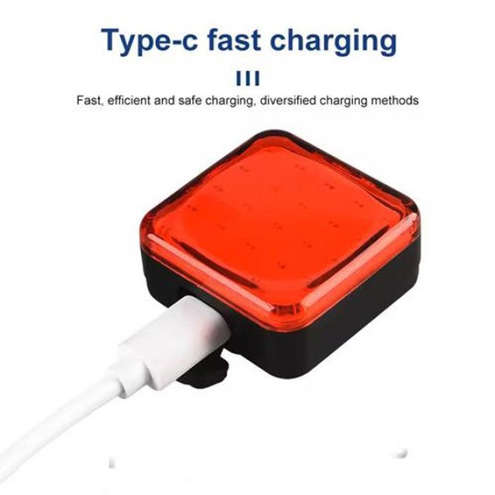 Велосипедний ліхтар задній габаритний MY-2107, 25LED, червоний, Миготливий велоліхтар, Стоп-сигнал на раму