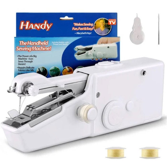 Портативна міні-швейна машинка HANDY SWITCH CS-101B, Ручна швейна машинка зручна компактна
