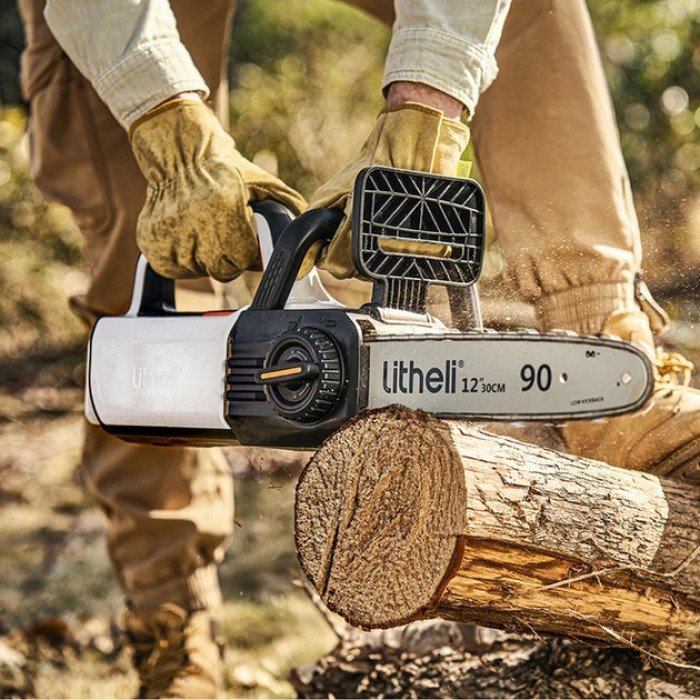 Акумуляторна ланцюгова пилка Litheli живлення від павербанку УМБ Litheli Power Bank 10000 мАг 45Вт 2А (U20CS00-0U220)