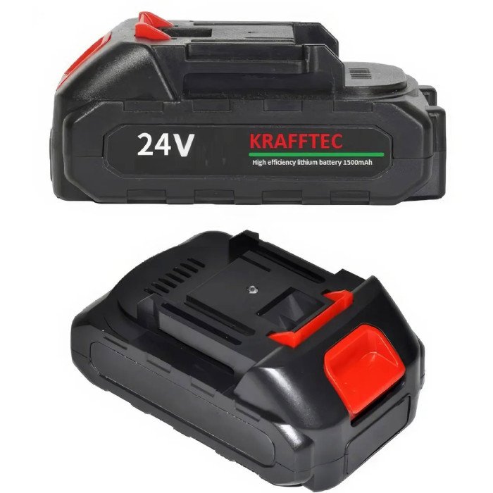 Літій-іонний акумулятор KRAFFTEC 24V 1500mAh для електроінструментів, Акумулятори для дриля шуруповерта