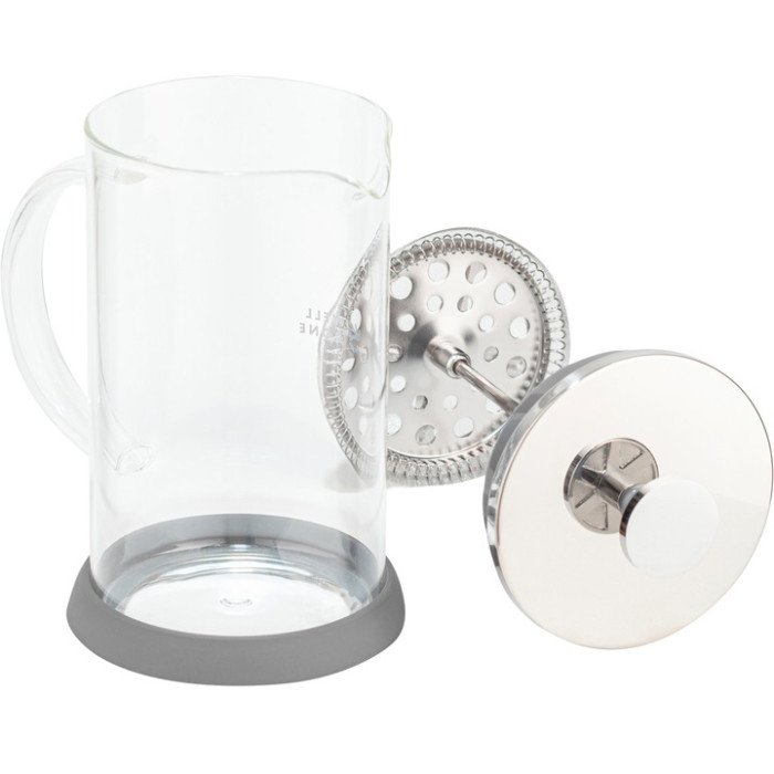 Френч-прес Well Done WD-8038B із термостійкого скла 800 мл, Незвичайний заварник для чаю