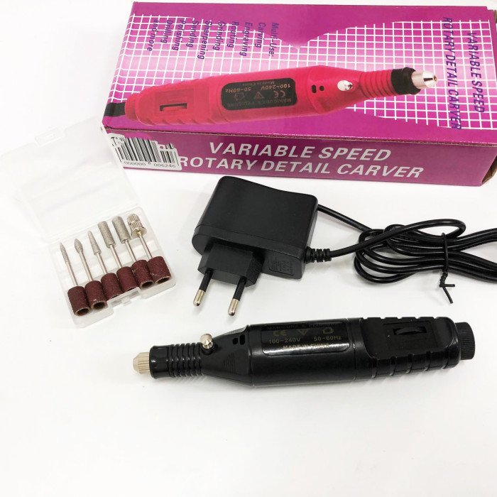 Ручний фрезер для нігтів SmartUs CBM-033 для манікюру та педикюру в домашніх умовах. Колір: чорний