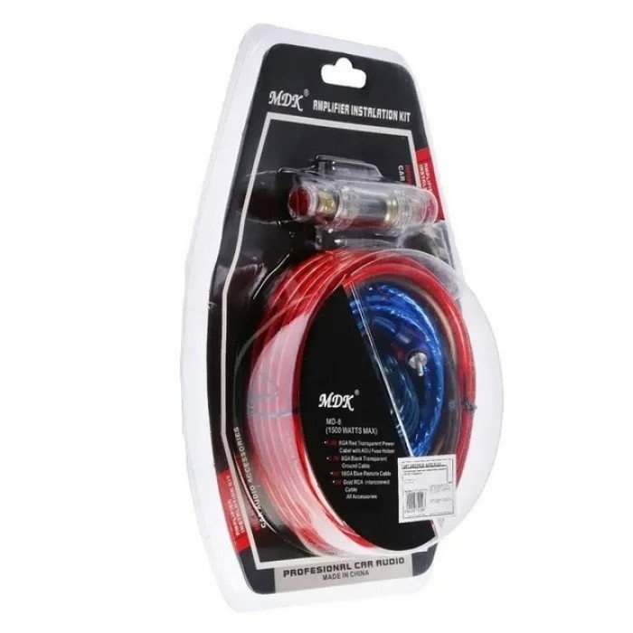 Набір дротів для встановлення саббуфера kit MD 8, набір кабелів для автоакустики