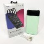 Павербанк Power Bank UKC 50000mAh Мобільна зарядка зовнішній акумулятор портативний павер. Колір: зелений