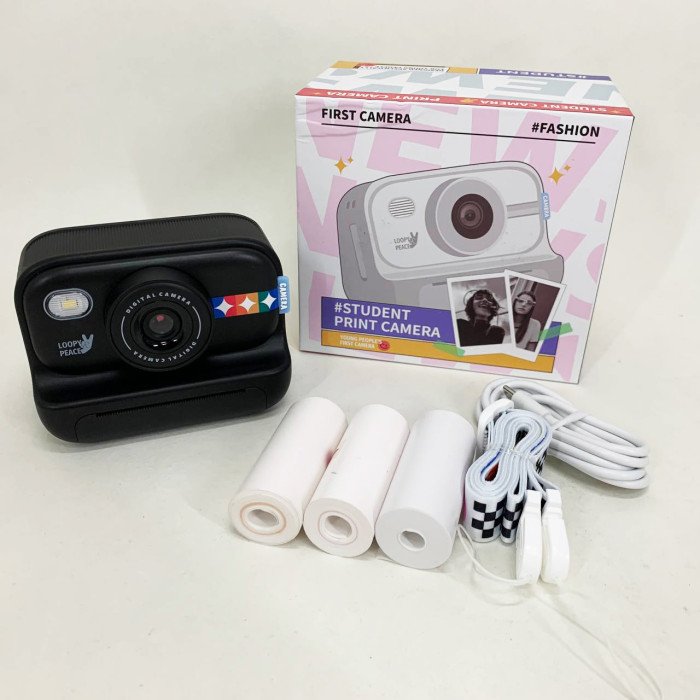 Дитячий фотоапарат миттєвого друку S9 BLACK