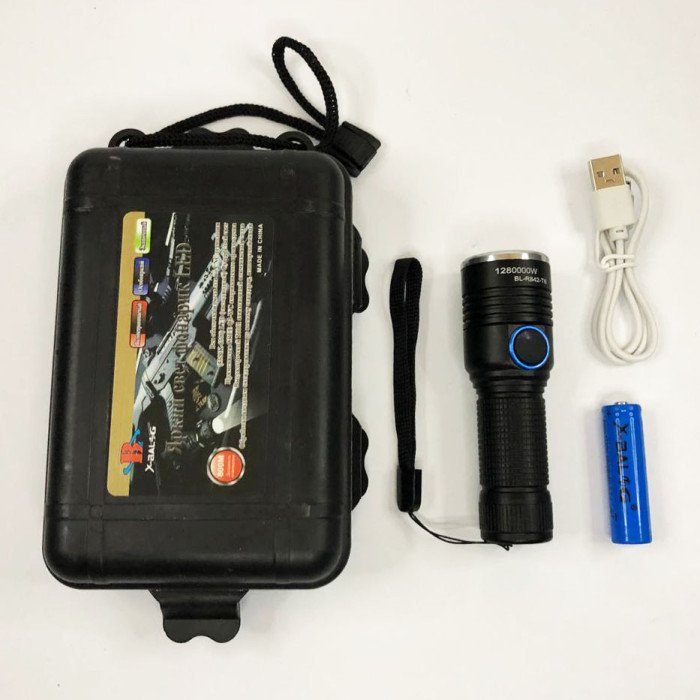 Компактний ручний ліхтарик Bailong R482/R842-T6, водонепроникний ліхтарик, лед ліхтар переносний