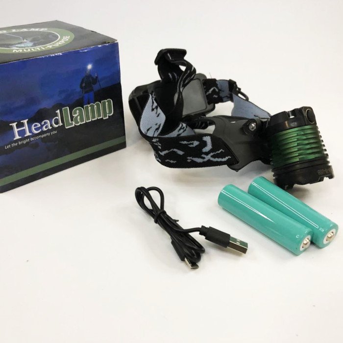 Налобний ліхтар POLICE BL-2188-T6, водонепроникний ліхтар, головний ліхтарик, потужний акумуляторний