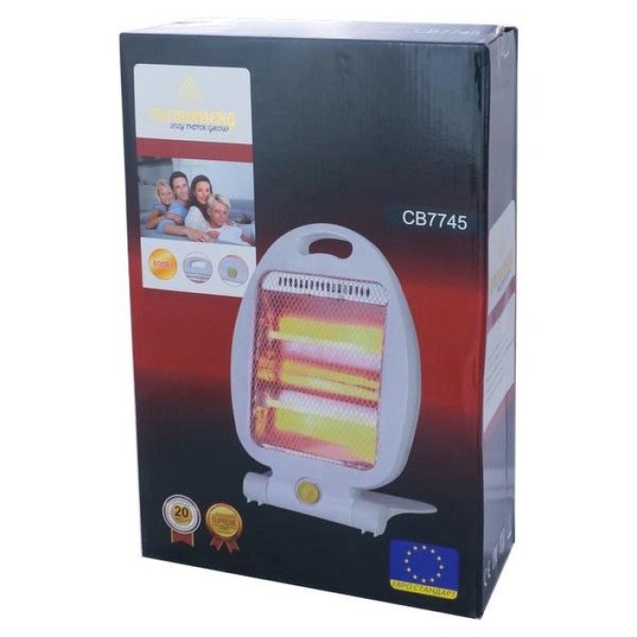 Інфрачервоний кварцовий обігрівач Crownberg CB-7745, енергозберігаючий кварцовий обігрівач