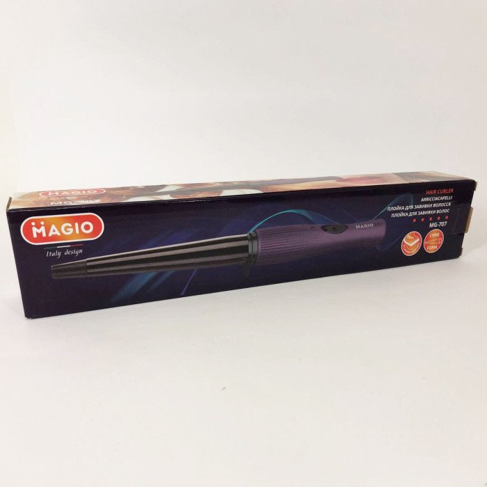 Плойка MAGIO MG-707 конусна 30 Вт, Плойка з керамічним покриттям, Стайлер для завивки