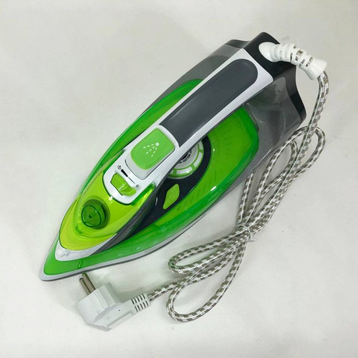 Праска парова з керамічним покриттям Crownberg CB-7444, парова праска відпарювач, праска-очисник