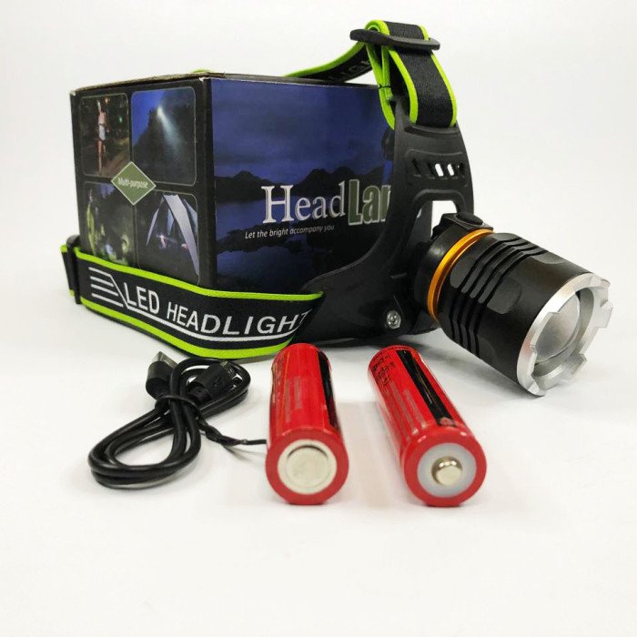 Ліхтар налобний з датчиком руху Police BL-8003-P50, ліхтарик bailong, ліхтарик налобний з usb зарядкою