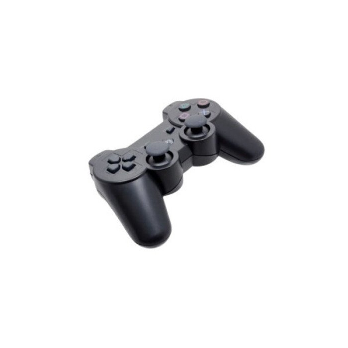 Бездротовий ігровий геймпад Doubleshock PS3/PC акумуляторний джойстик з функцією вібрації. Колір: чорний
