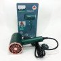 Фен Rainberg RB-2212 8800 W з регуляцією температури та швидкості для сушіння та укладання волосся. Колір: зелений