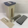 Швабра - ледар з відром і автоматичним віджимом 2 в 1 Hand Free Cleaning Mop 5 л. Колір: білий