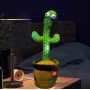 Інтерактивна іграшка Dancing cactus розмовляє танцюючий кактус, м'яка іграшка кактус, Плюшевий кактус