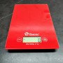 Ваги кухонні DOMOTEC MS-912 Glass, ваги харчові, кулінарні ваги, компактні ваги. Колір: червоний