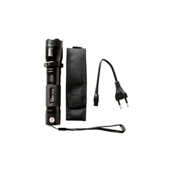 Світлодіодний ліхтарик з відлякувачем Police BL-1101 ЗУ 220В + чохол, ліхтар ручний тактичний