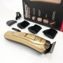 Машинка для стрижки GEMEI GM-6115, машинка для стрижки волосся домашня. Колір: бежевий