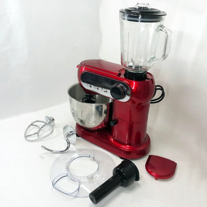 Кухонний комбайн 3 в 1 Crownberg CB-3404 Тістоміс-М'ясорубка-Блендер (2200 Вт)