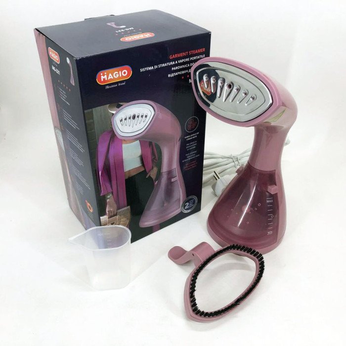 Відпарювач ручний для одягу Magio MG-321, маленький відпарювач для одягу, парова праска для штор