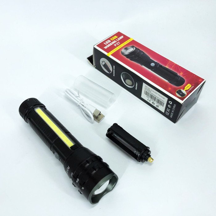 Кишеньковий ліхтарик PLD-P27 White Laser LED PM10-TG+COB, Надпотужний ліхтарик, Підствольний ліхтарик