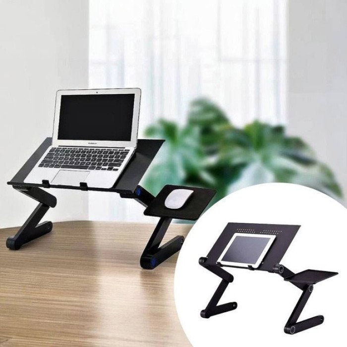 Складаний столик з активним охолодженням для ноутбука трансформер переносна підставка Laptop Table T8