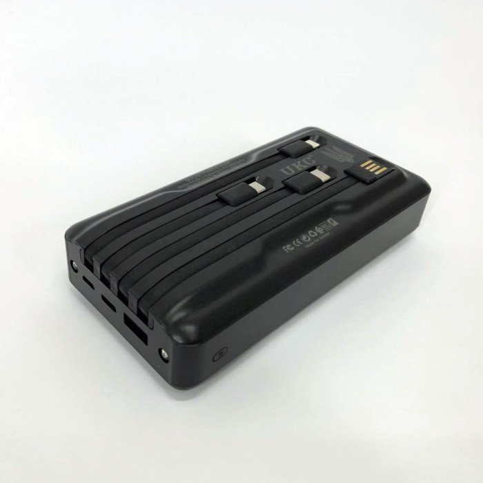 Портативний зарядний пристрій на 20000mAh, Power Bank на сонячній батареї, для планшета. Колір: чорний