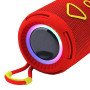Bluetooth колонка портативна TG656 FM-радіо, акумуляторна колонка для музики. Колір: червоний