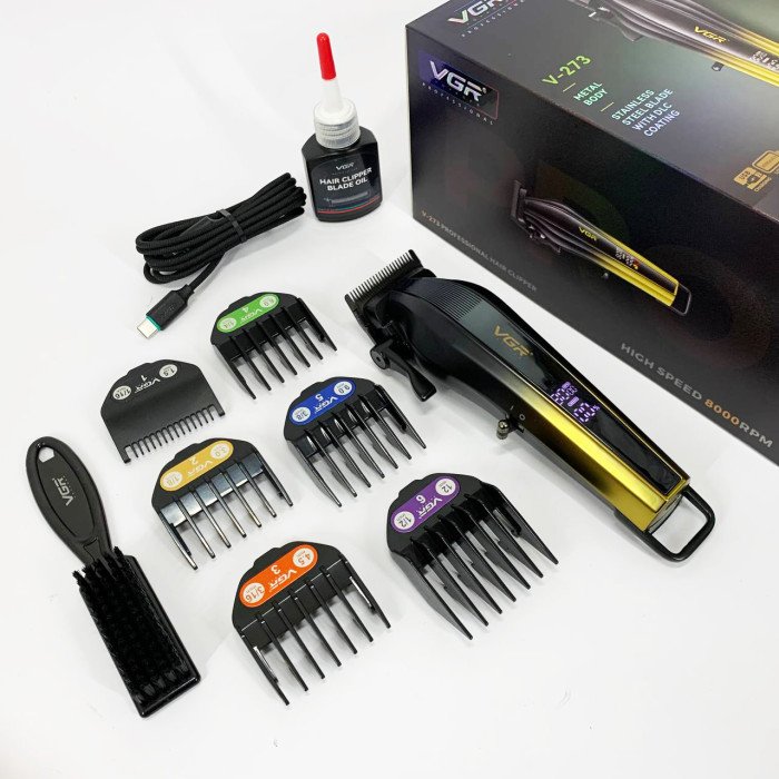 Акумуляторна машинка для стрижки VGR V-273 GOLD