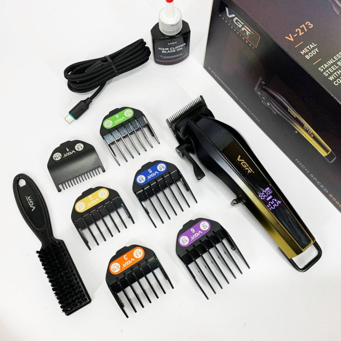 Акумуляторна машинка для стрижки VGR V-273 GOLD