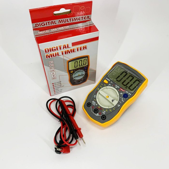 Мультиметр цифровий HAOYUE UT33D (генератор імпульсів, звукове продзвонювання, тест діодів, HOLD)