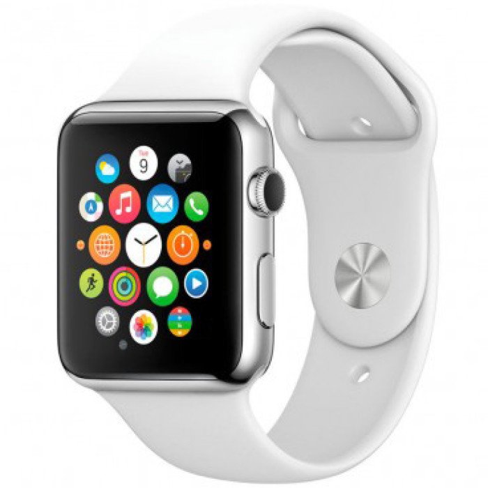Смарт-годинник Smart Watch A1 розумний електронний зі слотом під sim-карту + карту пам'яті micro-sd. Колір: білий