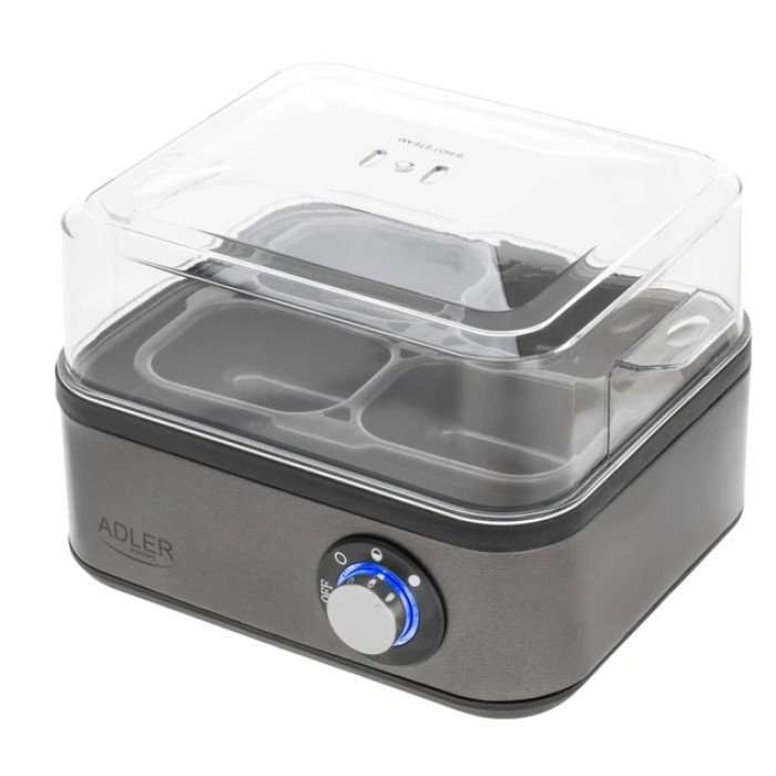 Яйцеварка на 8 яєць 800 Вт Adler AD 4486 Gun Metal