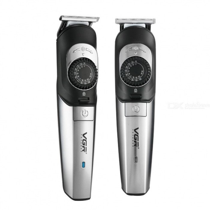 Машинка для стрижки, триммер для бороди VGR V-088 бездротова з насадками, електромашинка для волосся