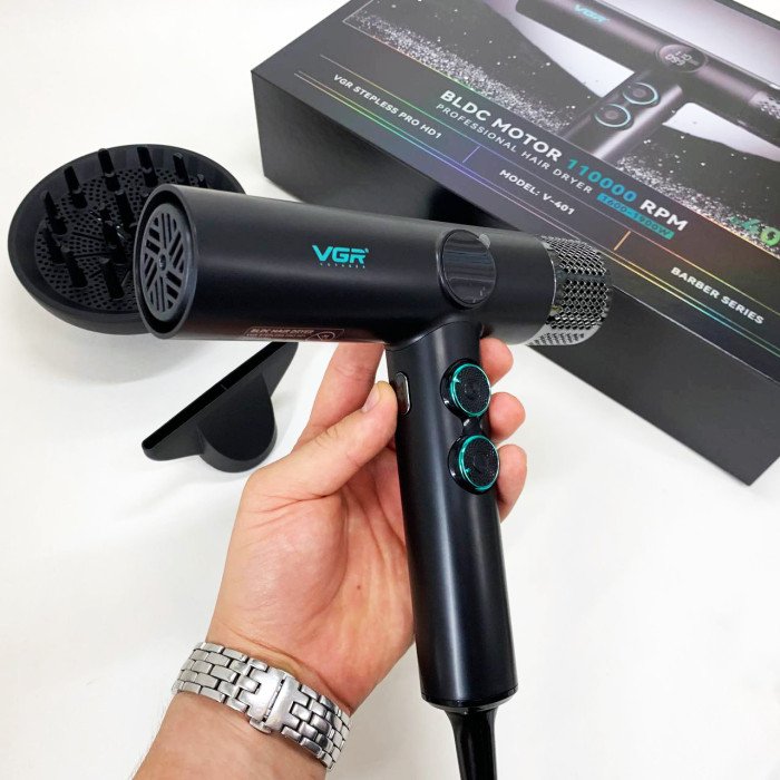 Фен професійний VGR V-401 BLACK