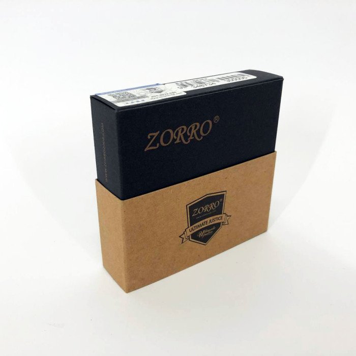 Запальничка бензинова Zorro HL-300, запальничка на день народження, запальничка у подарунковому футлярі