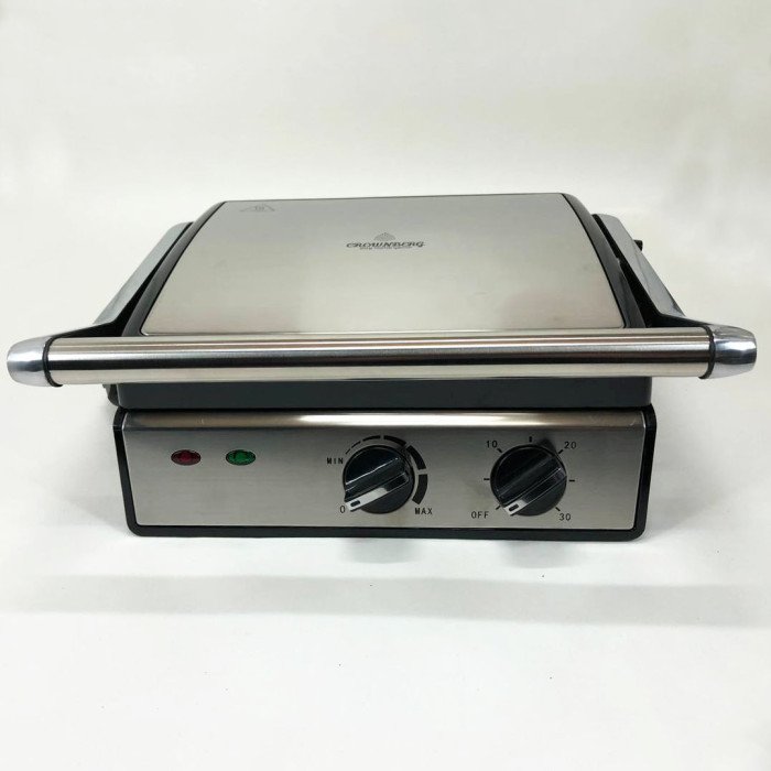Гриль Crownberg Cb-1041 2000Вт Електричний Притискний З Терморегулятором