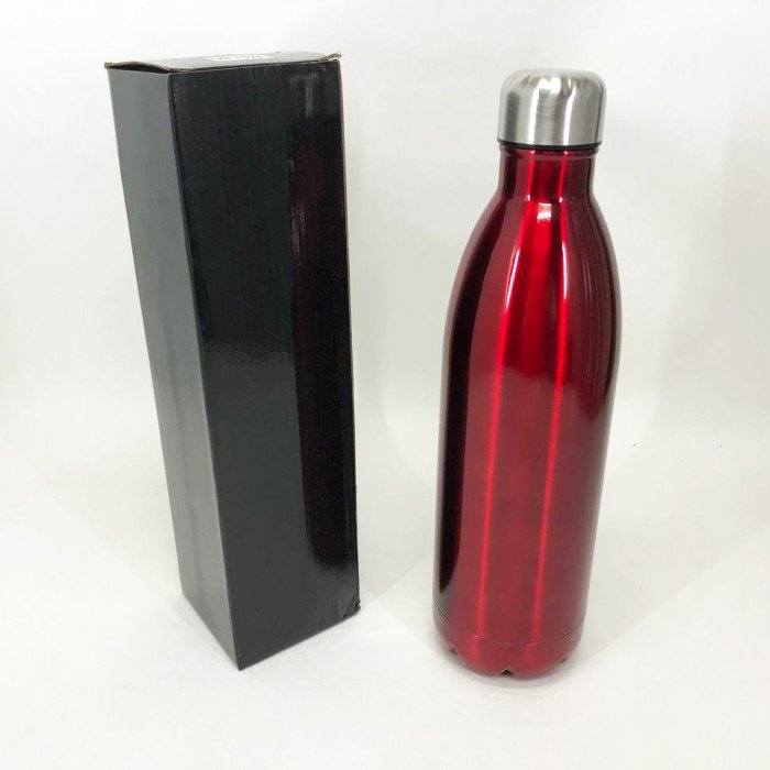 Термос UNIQUE UN-1024 1 л, Якісний термос для дому, Термос для напоїв. Колір: червоний