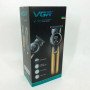 Тример для бороди та вусів VGR V-989. Машинка для стрижки, окантування кераміка+сталь. Колір: золотий