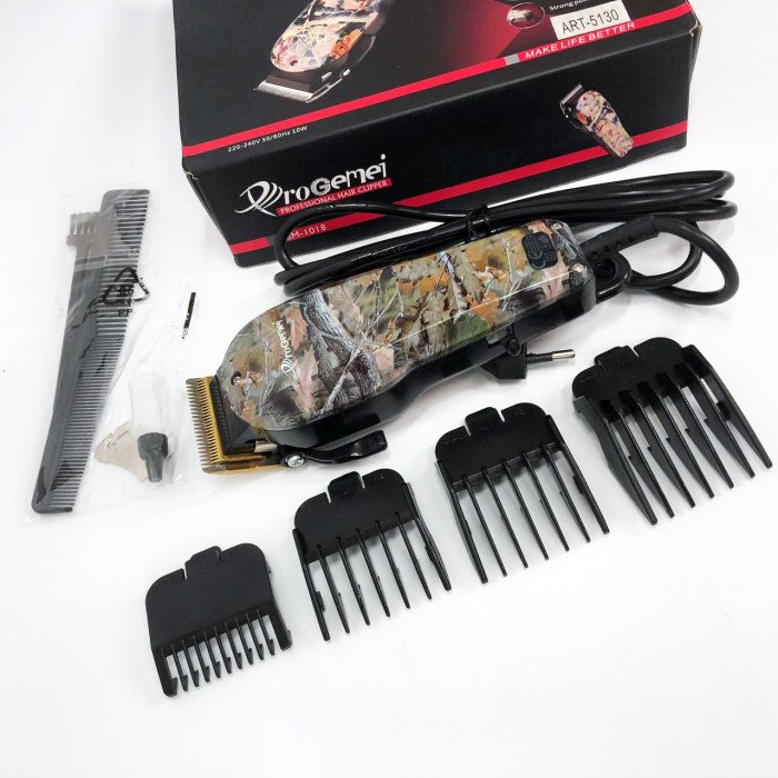 Професійна машинка для стрижки волосся GEMEI GM-1018, Стильна машинка для стрижки, Триммер для бороди