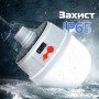 Акумуляторна кемпінгова LED лампа світильник JD-2022 із сонячною панеллю, кемпінговий ліхтар-лампа