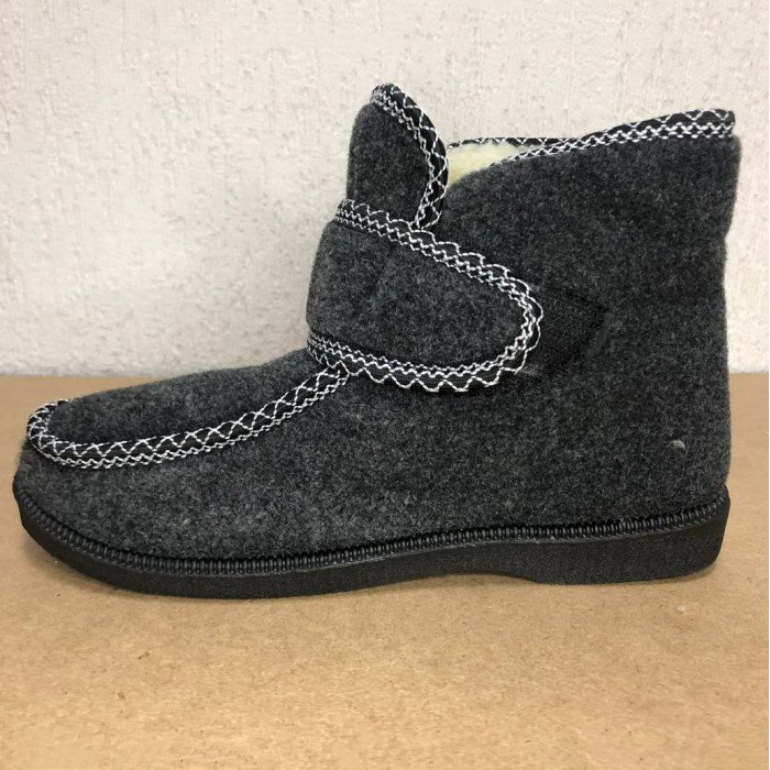 Черевики жіночі хутряні утеплені з застібкою 40 розмір, Жіночі зимові черевики з повсті