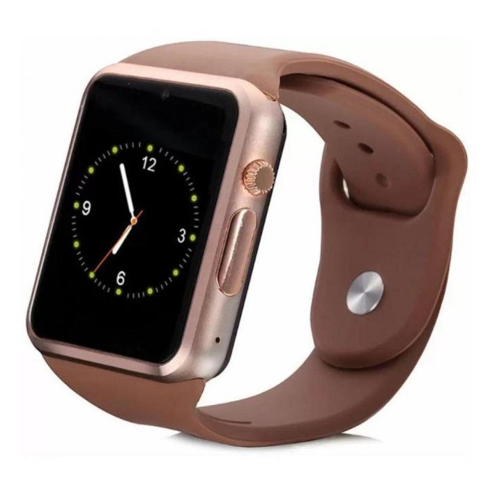 Смарт-годинник Smart Watch A1 розумний електронний зі слотом під sim-карту + карту пам'яті micro-sd. Колір: золотий