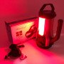 Ліхтар кемпінговий переносний із сонячною панеллю T96-LED-COB(white+red) power bank, похідний ліхтар